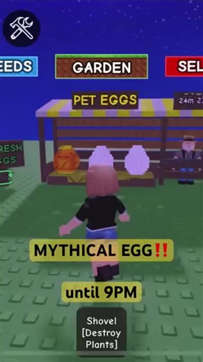 Grow a garden || EGG🥚 STOCKS‼️ #roblox #growagarden #hatching #lucky