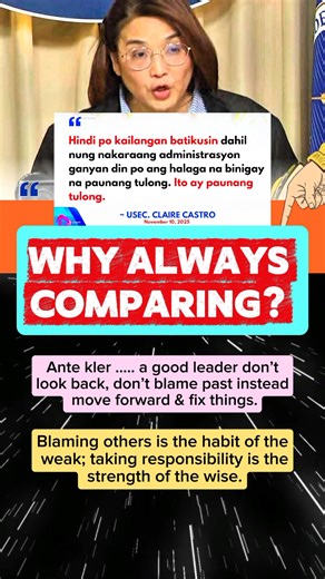 13K views · 87 reactions | Why ALWAYS comparing? We should always do the better Good. That will show our Better Governance than others. #PilipinasKongMahal #followerseveryonehighlights #hihglights2025 | Neb Narbilos | Facebook