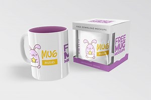 Free Mug Mockups | Vectogravic Design
