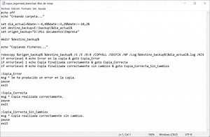 Hacer copia de seguridad en carpeta nueva cada día con Robocopy en Windows » Proyecto A