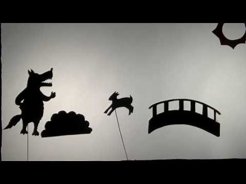 Teatro de sombras - O lobos e os três cabritinhos