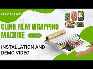 Cling Film Wrapping Machine Installation and Demo Video | Hand Wrapping Machine