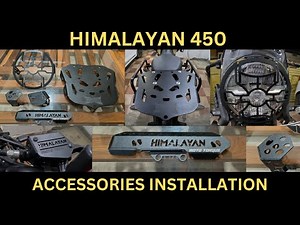 Himalaya 450 Accessories Installation Guide | Headlight Grill, Fluid Reservoir Guards & Top Rack