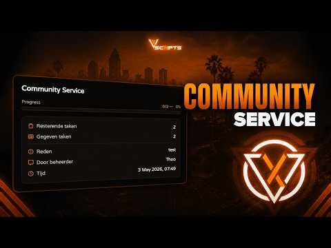 Vertex Scripts - Advanced Community Service Script For FiveM [ESX/QB/QBox]