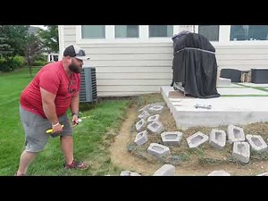 How to keep retaining wall strait using string line