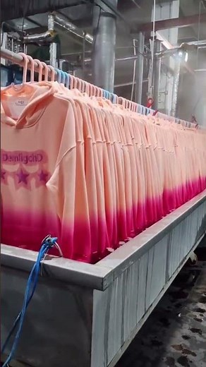 Dip Dyeing: Unraveling the Magic of Gradient Coloring! #garmentfactory