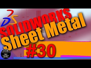 SOLIDWORKS Sheet Metal 30 ( Insert Bends ) Tutorials