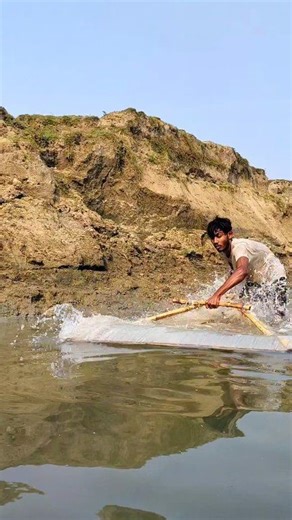 “Net in the water, peace in the heart.” #fish | Ontor Basar