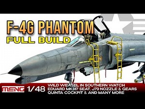 F-4G Phantom II Wild Weasel | 1/48 Meng | Ultimate deep dive full build