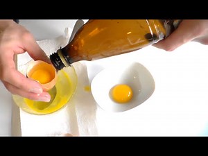 Separate egg yolk - separate egg yolk from egg white - separate egg - separate eggs