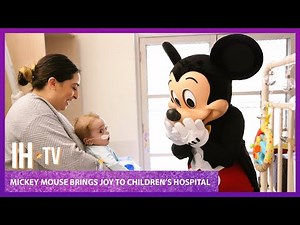 Mickey Mouse Surprises Children In The Hospital