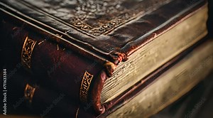 old book on the table