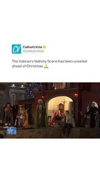 Vatican unveils its Nativity Scene ahead of Christmas