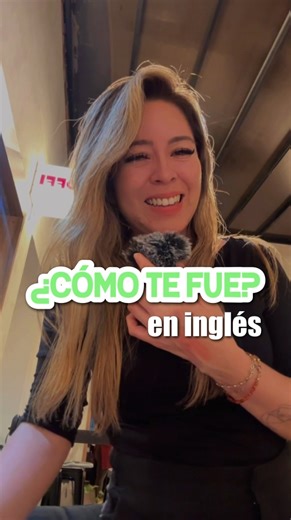 🎯 ¿Cómo decir “¿Cómo te fue?” en inglés? ✅ How did it go? → ¿Cómo te fue? ✅ How did your day go? → ¿Cómo te fue en tu día? ✅ How did the meeting go? → ¿Cómo te fue en la reunión? ✅ How did you do on the test? → ¿Cómo te fue en el examen? ✅ How did everything turn out? → ¿Cómo salió todo? 💡 Usar How did… es la forma más natural de preguntar sobre resultados o experiencias pasadas en inglés. 🔥 Únete a nuetsro curso aquí 👉🏻 https://wa.link/z2xj6q 💬 Comenta YO si quieres más frases útiles con 