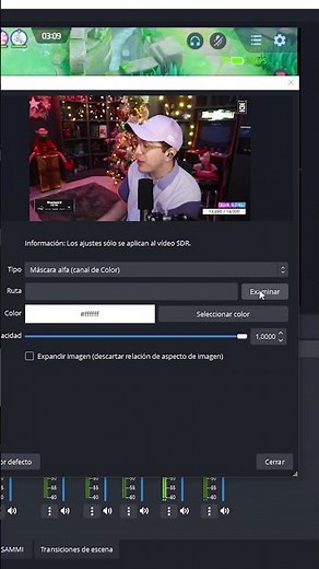 Cambia la forma de tu camara para tu stream | TUTORIAL OBS