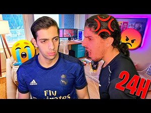 I IGNORED MY LITTLE BROTHER FOR 24 HOURS! HE HIT ME (PRANK)