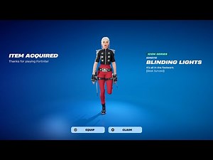 How To Get Blinding Lights Emote NOW In Fortnite! (Unlock Blinding Lights Emote) New Emote!