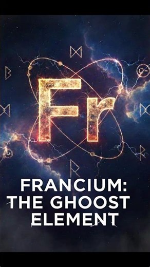 THE GHOST ELEMENT : FRANCIUM #shorts