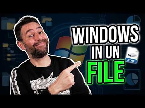 Basta Partizioni! Windows Nativo in un FILE (Dual Boot VHDX - No VM)