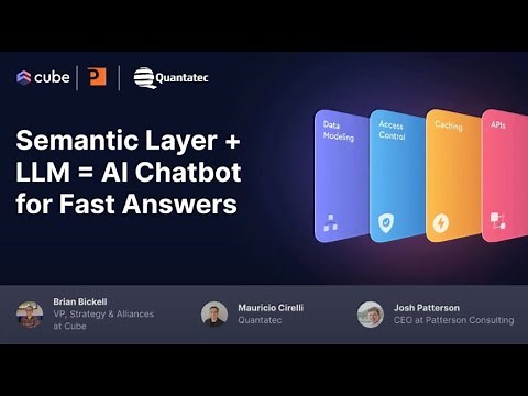 Semantic Layer + LLM = AI Chatbot for Fast Answers