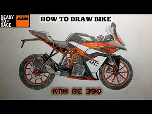 ktm drawing | ktm drawing | how to draw bike | ktm rc 390 | ktm duke