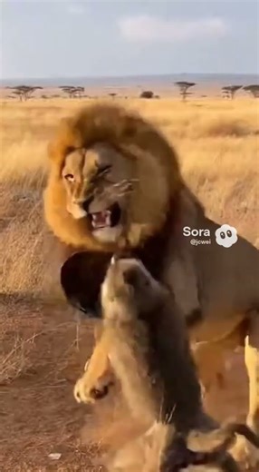 Baboon vs Lion: A Wild Showdown in the Savannah!