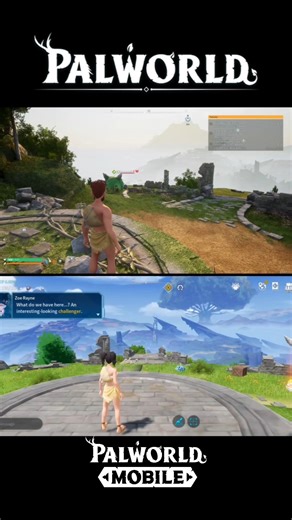 PALWORLD MOBILE VS PALWORLD PC 🔥 #palworldmobile