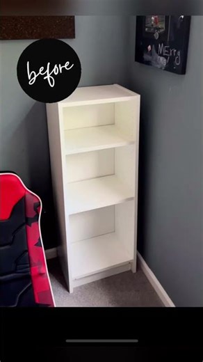 SIMPLE IKEA BILLY BOOKCASE HACK #diy #gifted #viral #3m #ad #palletwood #frenchicpaint #diyprojects