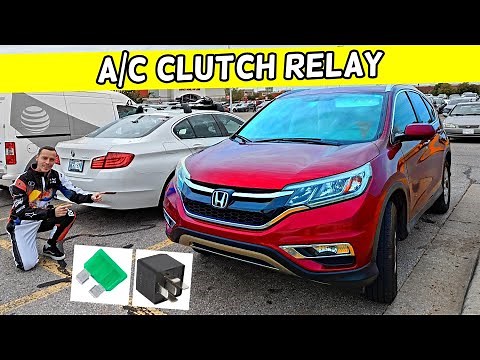 HONDA CRV CR-V AC COMPRESSOR CLUTCH RELAY LOCATION, AC CLUTCH RELAY 2012 2013 2014 2015 2016