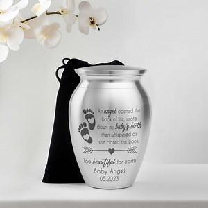 Personalized Baby Memorial Mini Urns for Human Ashes, Cremation Stainless Steel Decorative Keepsake Urns for Ashes, Angel Baby Grieving Gift - Etsy Australia