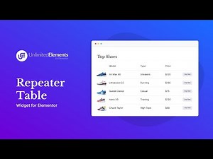 How to Output ACF Repeater Field in a Table Format Using Elementor