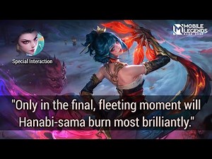 New Voicelines Hero HIRARA Mobile Legends | Very Obsessed With Hanabi 😏