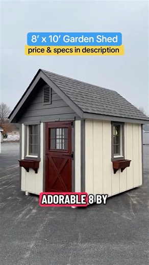 Tiny Garden Shed with BIG Style | Lapp Structures