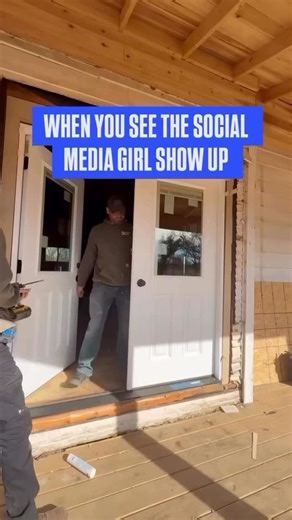 When the social media girl shows up🚪🏃‍♂️💨 🫣 She hasn’t made them dance yet, but no one is safe 😂 Our crews are great sports, they’ve gotten used to the social team being on the jobs with them. We have to show off their handy-work to you great folks somehow! Why homeowners choose Window World of Tulsa over other window companies: ✔ Trusted local window replacement experts ✔ Professional installation crews ✔ Affordable pricing & financing options ✔ Huge selection of custom window styles ✔ Fre