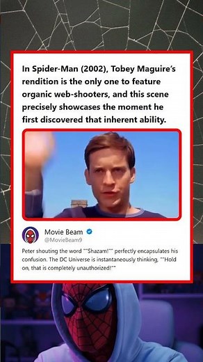 Spider-Man 2002 Tobey Maguires Discovery of Organic Web-Slinging Power