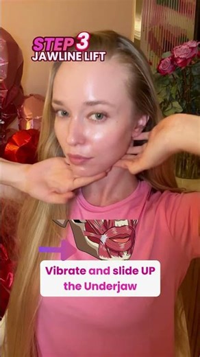 4-Step Jawline Lift – No Surgery Needed! #shorts
