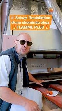 👉🏼 Suivez l'installation de notre cheminee bois Oslo 20 🔥FLAMME PLUS🔥