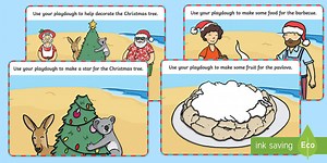 Christmas-Themed Modelling Dough Mats