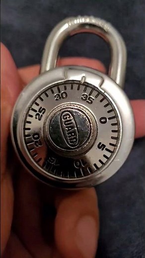 Old school locker combination lock flashback