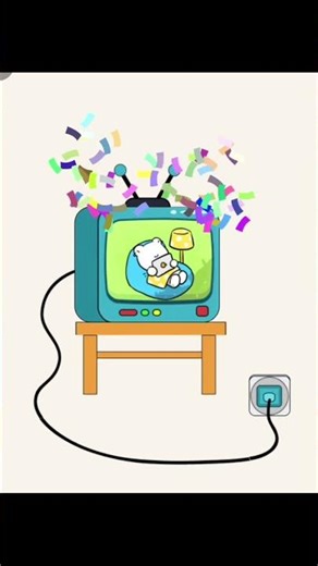 Solving the TV Power Line Challenge! 🧠 #DrawALine