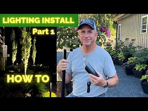 LANDSCAPE LIGHTING | DIY Installation with GARDENREET Accent and Path Lights | PART 1