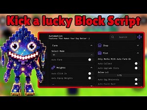 Kick A Lucky Block *NO KEY* - AUTO PERFECT KICK, DUPE, AUTO Farm, Brainrot Spawner & More!