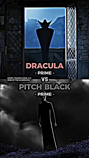 Pitch Black vs Dracula #short #shorts #dracula #pitchblack #battle