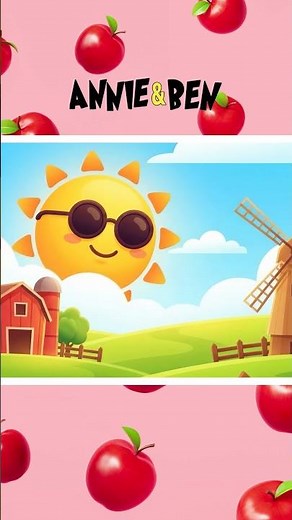 One Red Apple Two Red Apple Song #shorts #kidssongs #kidsvideo #annieandben