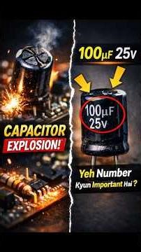 Capacitor Explosion Explained | Capacitor Pe Likhe Numbers Ka Matlab