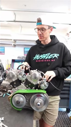 How The 200 V-twin Engine works #engine #motor #minibike #vtwinengine