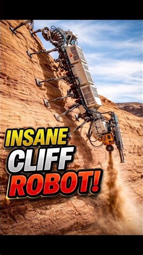 Insane Cliff-Climbing Robot 🤖😱🔥#shorts #ytviral