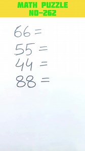 2.5K views · 17 reactions | MATH PUZZLE 里 262 #mathpuzzle #math...