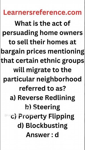 Act of blockbusting #436 #nmlstestprep