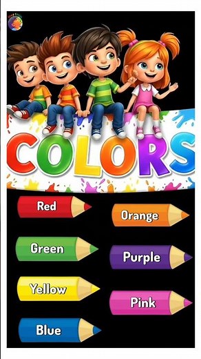 COLORS 🟢🟠🔴🔵🟣🟡 for kids